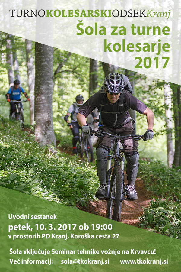 Šola za turne kolesarje 2017 - vabilo